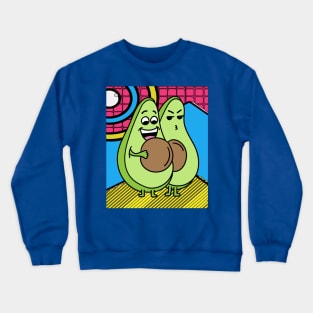 Funny Avocado Fruit Crewneck Sweatshirt